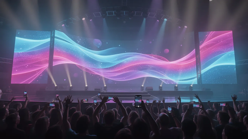 Indoor led screen for event like concert